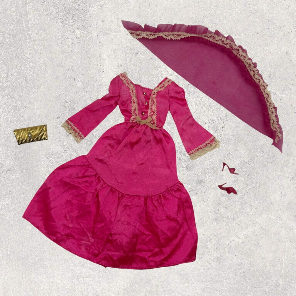 Vintage 1976 Barbie Get-ups' N Go Pink Spring Fling Ruffles 'n rose COMPLETE